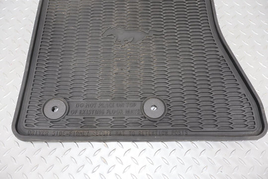 15-20 Ford Mustang GT Pair Front LH&RH All Weather Floor Mats (Black)