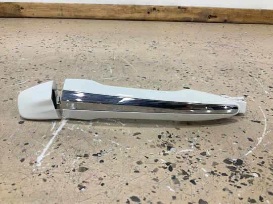 14-19 Infiniti Q50 Rear Left LH Outer Exterior Door Handle (Pure White QAW)