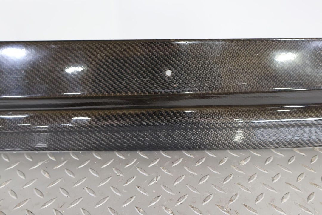 16-19 Cadillac CTS-V Sedan Left Carbon Fiber Factory Rocker Moulding Extension