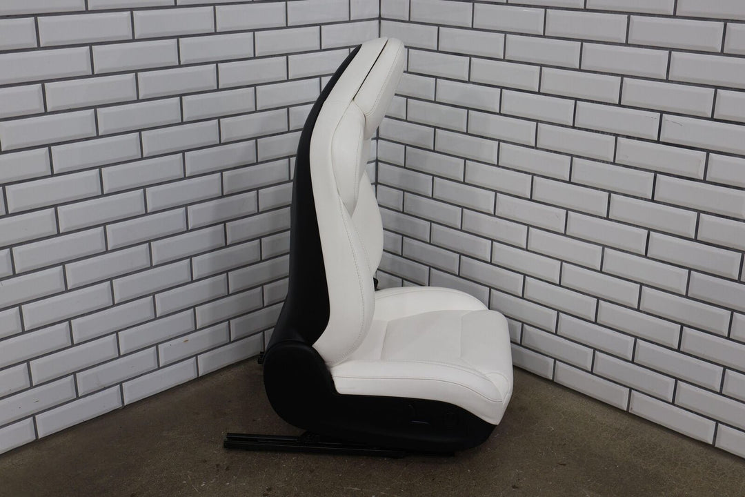 16-20 Tesla Model X Pair LH&RH Front Leather Heated Seats (White UWT) Tested