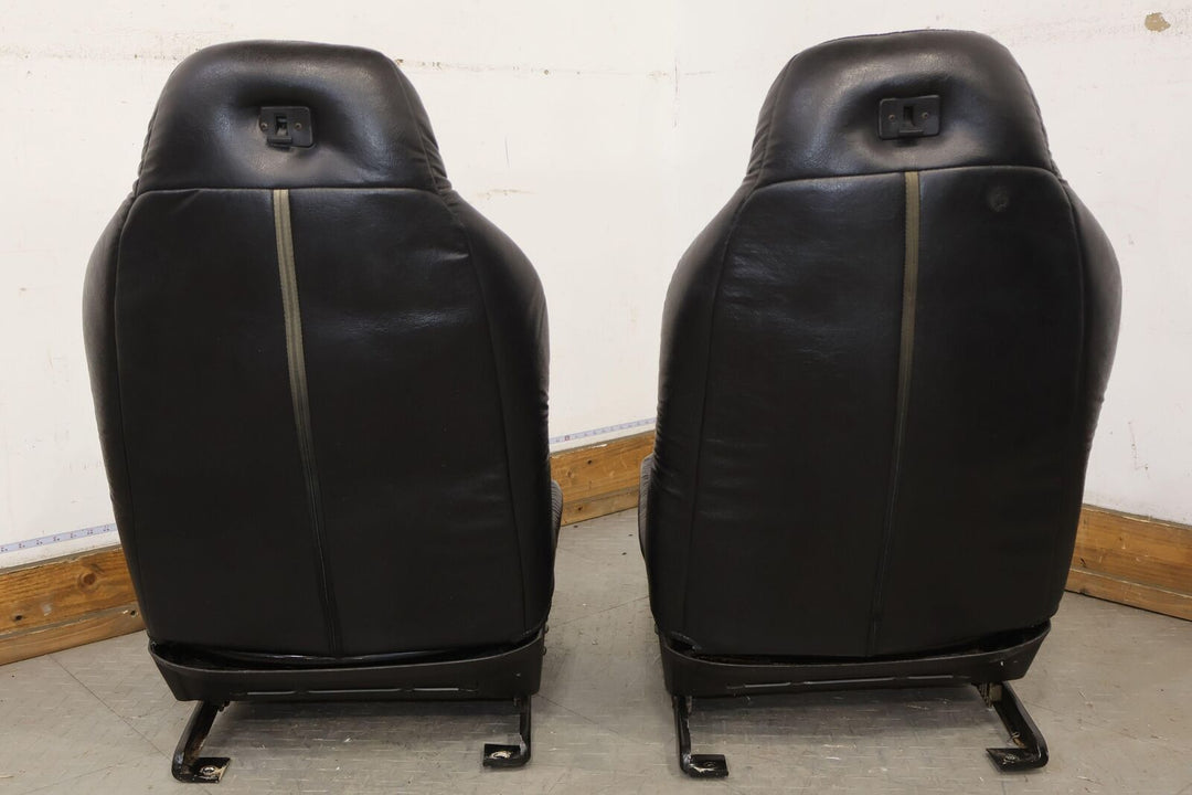 94-96 Chevy C4 Corvette Front LH&RH Leather Seat Set (Black) OEM Power Tested