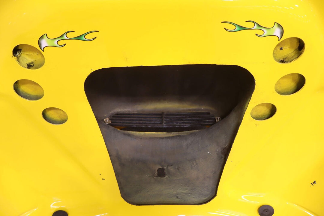 03-06 Chevy SSR Aftermarket Fiberglass Hood W/Scoop Slingshot Yellow (79U)