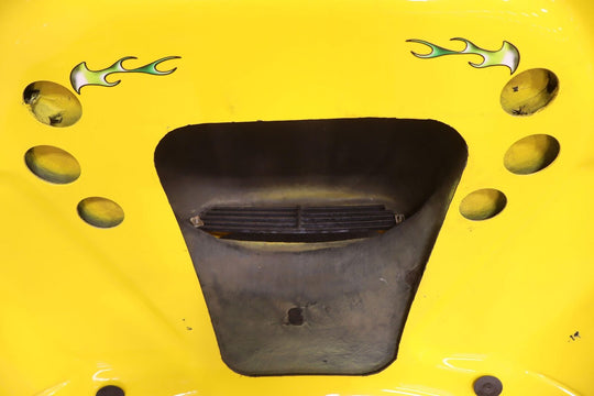 03-06 Chevy SSR Aftermarket Fiberglass Hood W/Scoop Slingshot Yellow (79U)