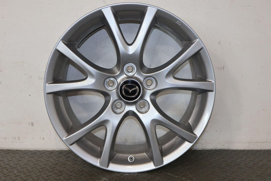 13-15 Mazda Miata NC OEM 17x7 Y Spoke Wheel (Silver) 9965687070 (Face Marks)