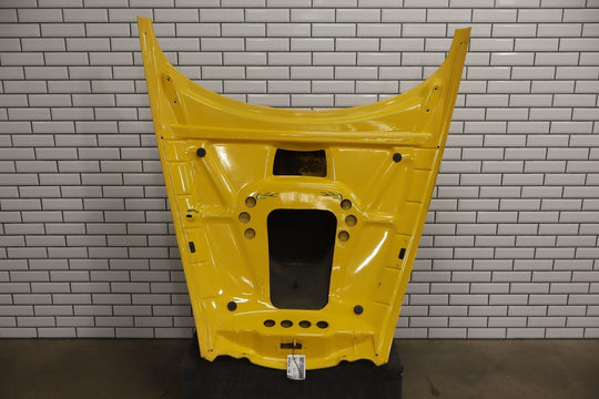 03-06 Chevy SSR Aftermarket Fiberglass Hood W/Scoop Slingshot Yellow (79U)