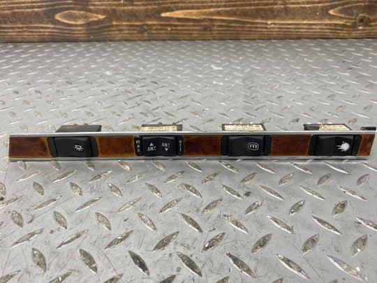 78-81 Mercedes 450SLC C107 R107 Dash Mounted Switch Panel W/Switches (Woodgrain)