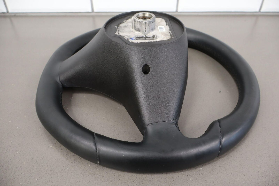 2012 - 2015 Tesla Model S Leather Steering Wheel OEM (Black) See Notes