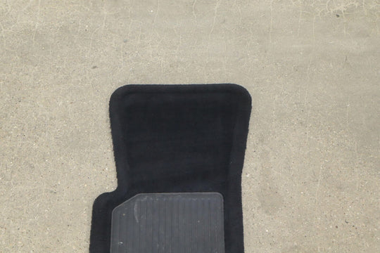 90-96 Chevy C4 Corvette Pair LH & RH Cloth OEM Floor Mats (Black 193) Mild Wear