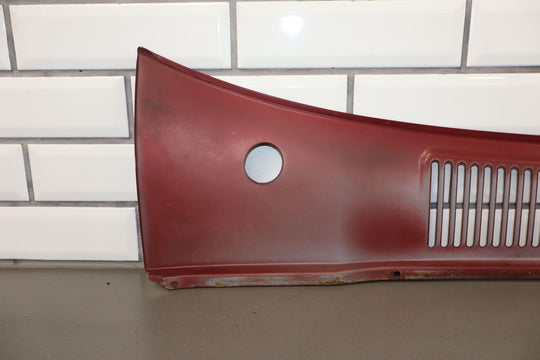 1991-1997 Toyota Land Cruiser Metal Front Center Cowl Vent Panel Med Red (3H4)