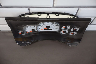 03 Hummer H2 120mph Speedometer Instrument Cluster White Faced Tested 15179500