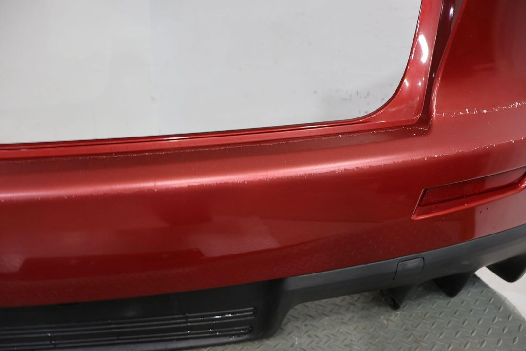 08-15 Mitsubishi Lancer EVO X Rear OEM Bumper (Rally Red P26) USDM See Photos