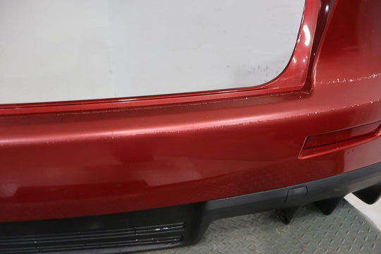 08-15 Mitsubishi Lancer EVO X Rear OEM Bumper (Rally Red P26) USDM See Photos