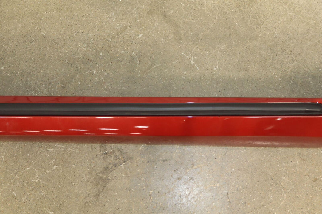 14-15 Chevy Camaro Left Driver Rocker Molding Red Rock Metallic (G7P) Scuffed