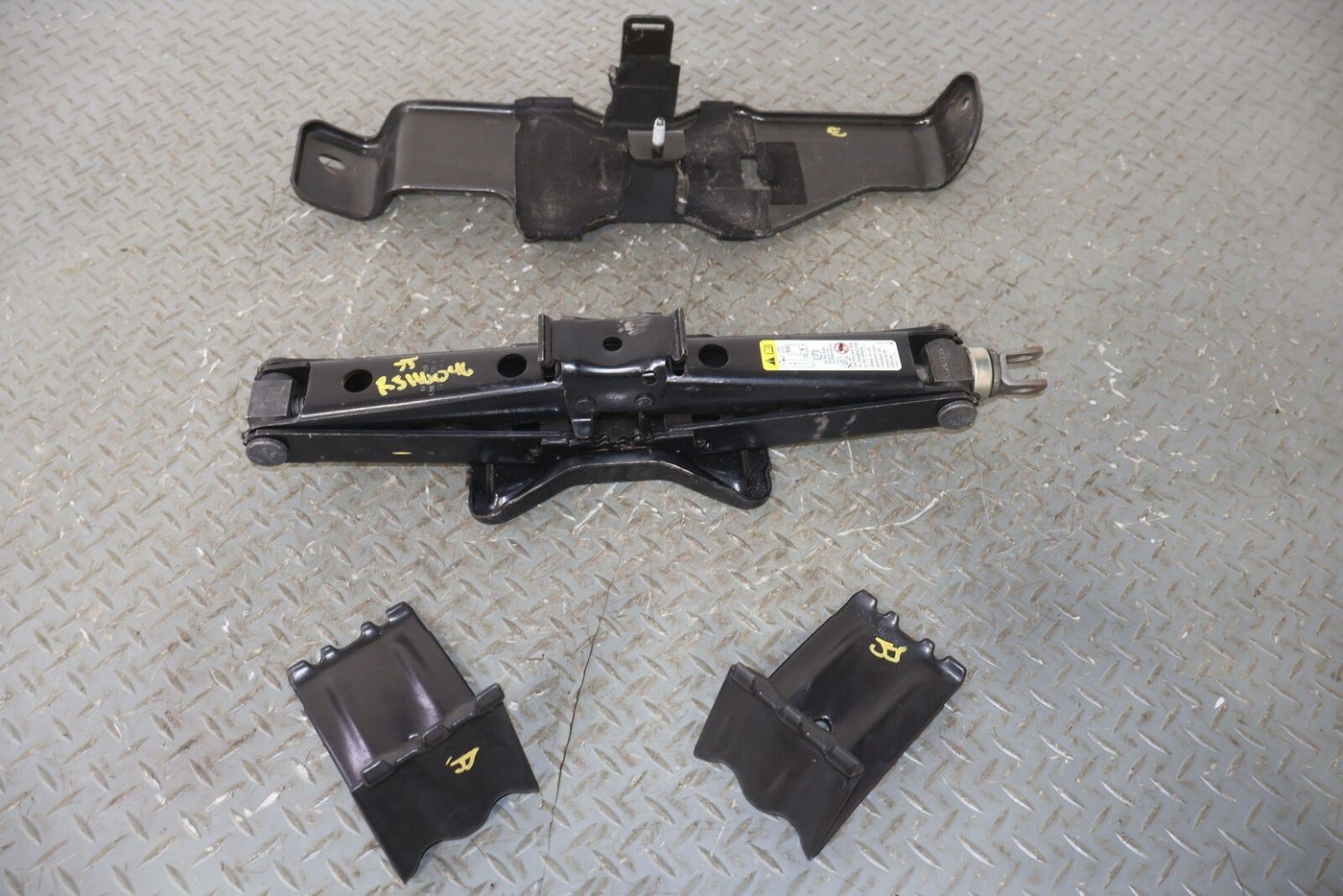 03-09 Hummer H2 OEM Emergency Roadside Jack W/ Mount & Wheel Chock