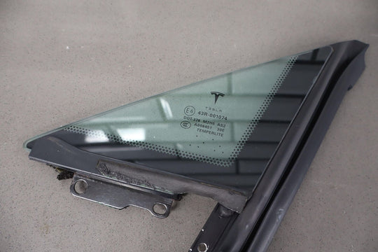 2012-2020 Tesla Model S Driver Left Front Vent Glass/Window OEM