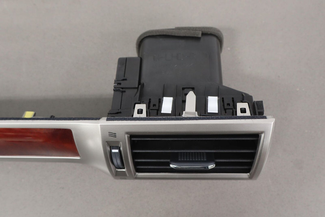 10-13 Lexus GX460 Right RH Dash AC Vent W/ Aluminum & Woodgrain Trim Bezel