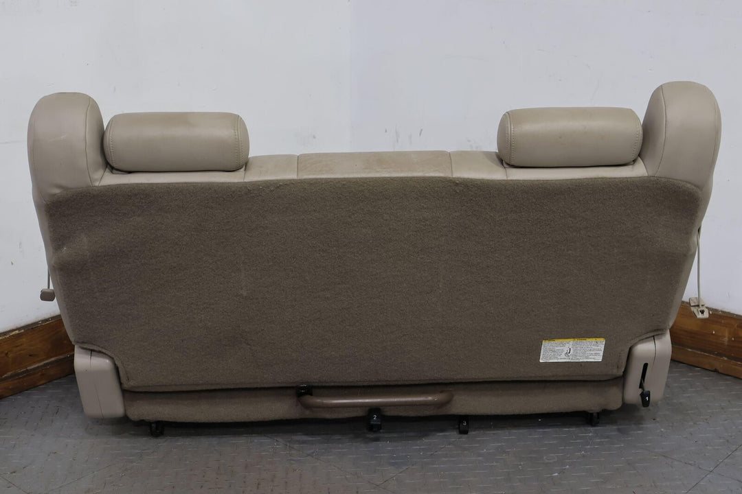 03-06 Cadillac Escalade Leather 3rd Row Bench Seat (Shale 15i) Minor Wear