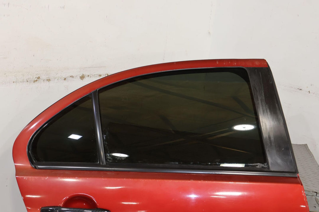 08-15 Mitsubishi Lancer EVO X Rear Right Door W/Glass (Rally Red P26) See Photos