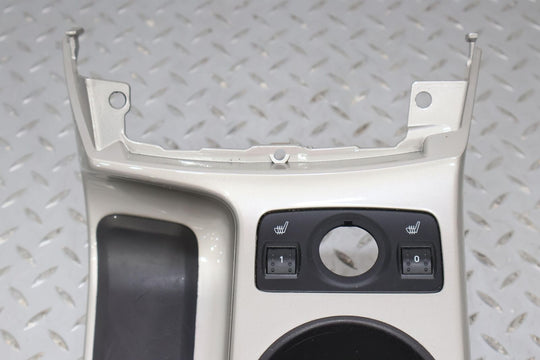 13-16 Ford C-Max Interior Upper Center Console Trim Panel W/ Cupholders (Silver)