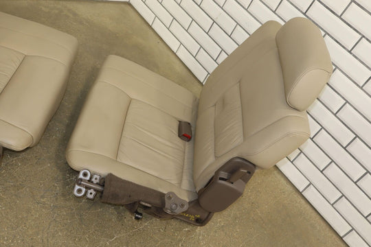 1996-1997 Lexus LX450 Land Cruiser Pair Rear 3rd Row Leather Seats (Beige LC43)