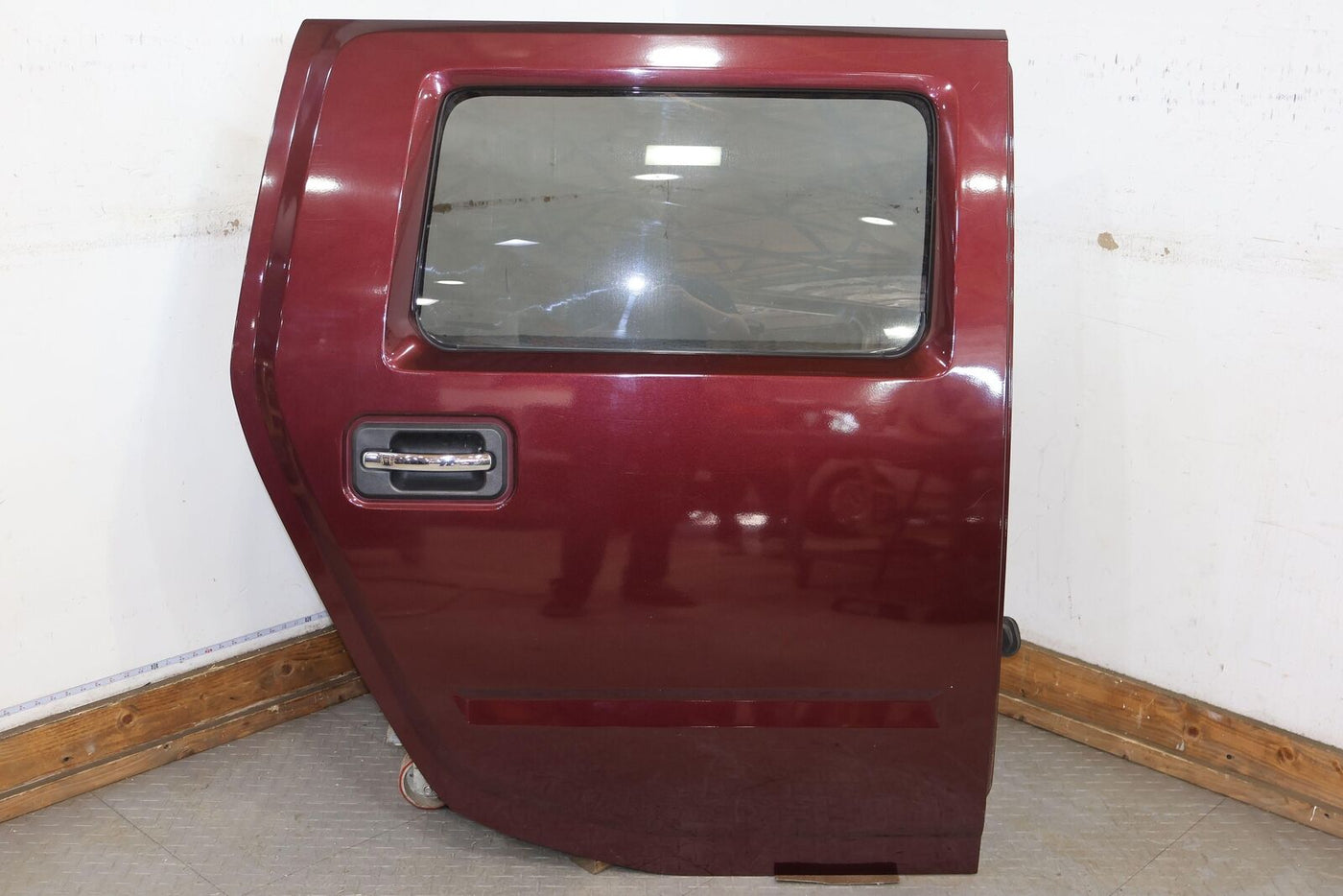 03-09 Hummer H2 Rear Right RH Door W/ Glass (Twilight Maroon 49U) See Photos