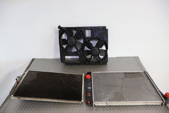 89-96 Chevy C4 Corvette AT Radiator Cooling Pack W/Fan Condenser & Surround 5.7L