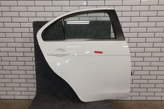 08-15 Mitsubishi Lancer Evolution Evo X Right RH Rear Door (Wicked White W37)