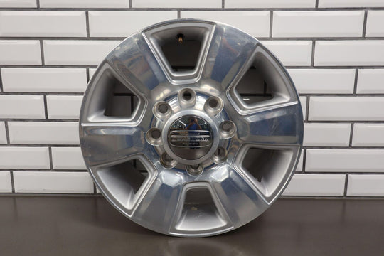 14-18 Ram 2500 18x8 OEM 6 Spoke Wheel (Polished & Painted) Face Marks