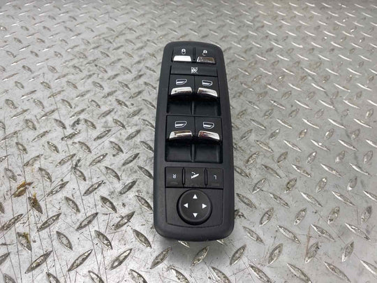 14-17 Maserati Ghibli Left LH Master Window Switch W/Bezel Black -Unable To Test