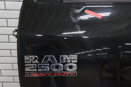 10-18 Ram 2500 4th Gen Mega Cab Front Left LH Door (Brilliant Black PXR)