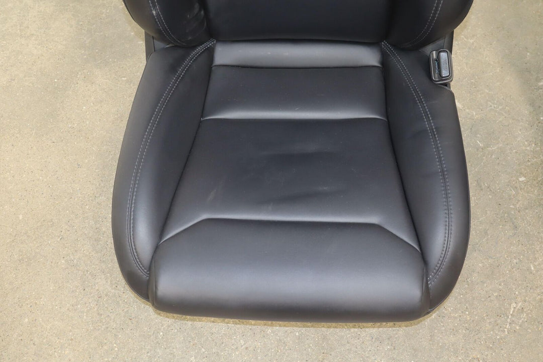 2016-2018 Tesla Model S Next Gen Black Leather/Ventilated Front Seats (Black)