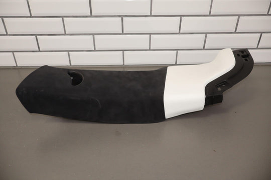 2021-2023 Tesla Model S Left Upper Interior B Pillar Trim Panel (White/Black)