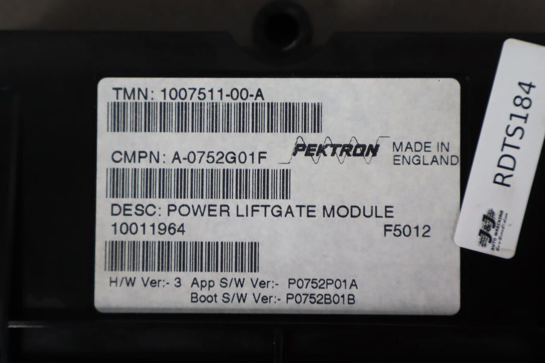 2012-2020 Tesla Model S Power Liftgate Control Module (1007511-00-A) OEM