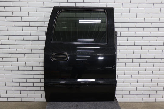 99-06 Silverado Sierra Crew Cab Rear Right Electric Door W/Glass (Onyx Black)