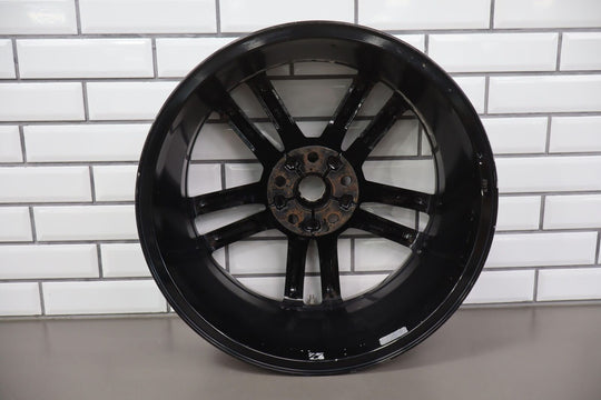 2016-2020 Tesla Model S 19x8 Split 5 Spoke OEM Wheel (Painted Black) Face Marks