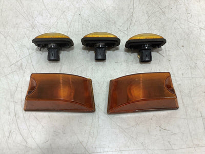 03-09 Hummer H2 OEM Front Marker Light Set (5 Piece) Amber