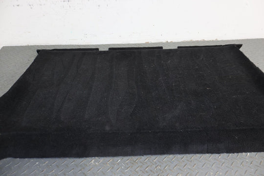 12-15 Tesla Model Rear Interior Trunk Floor Carpeting (Black BLK) Minor Wear