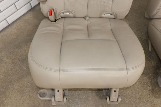 03-06 Cadillac Escalade Short WB 2nd Row Leather Seat Set (Shale 152) Mild Wear