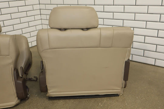 1996-1997 Lexus LX450 Land Cruiser Pair Rear 2nd Row Leather Seats (Beige LC43)