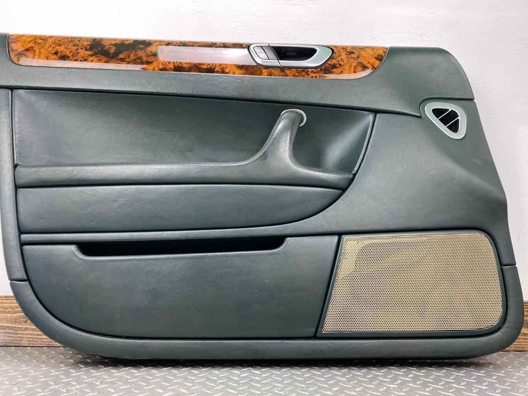 06-12 Bentley Flying Spur Front Left LH Interior Door Trim Panel (Spruce/Ochre)