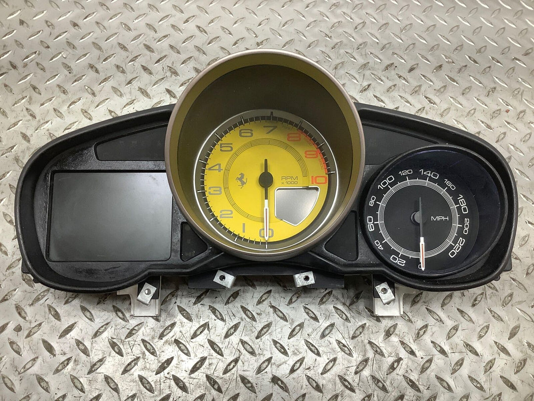 12-14 Ferrari California 220MPH Speedometer Gauge Cluster OEM 274142 Tested