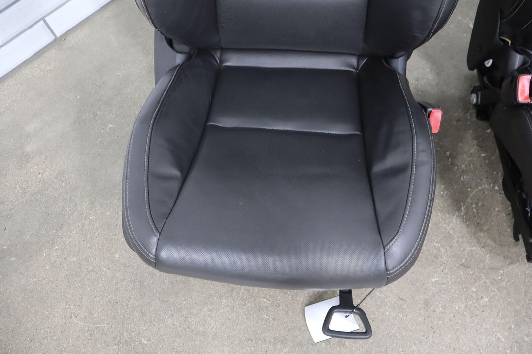 2010 Chevy Camaro SS Black Leather Bucket Power Heated Seat Set Tested See Photo