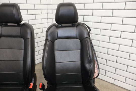 15-17 Ford Mustang GT Coupe Heated/Cooled Leather Seats Set (Ebony) Blown Bags