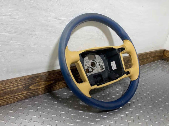 03-10 Bentley Continental GT Leather Steering Wheel (Blue/Tan) See Description