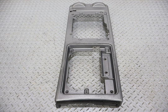 03-07 Hummer H2 Center Console Top Trim Panel Cover Arm Rest Surround OEM Silver