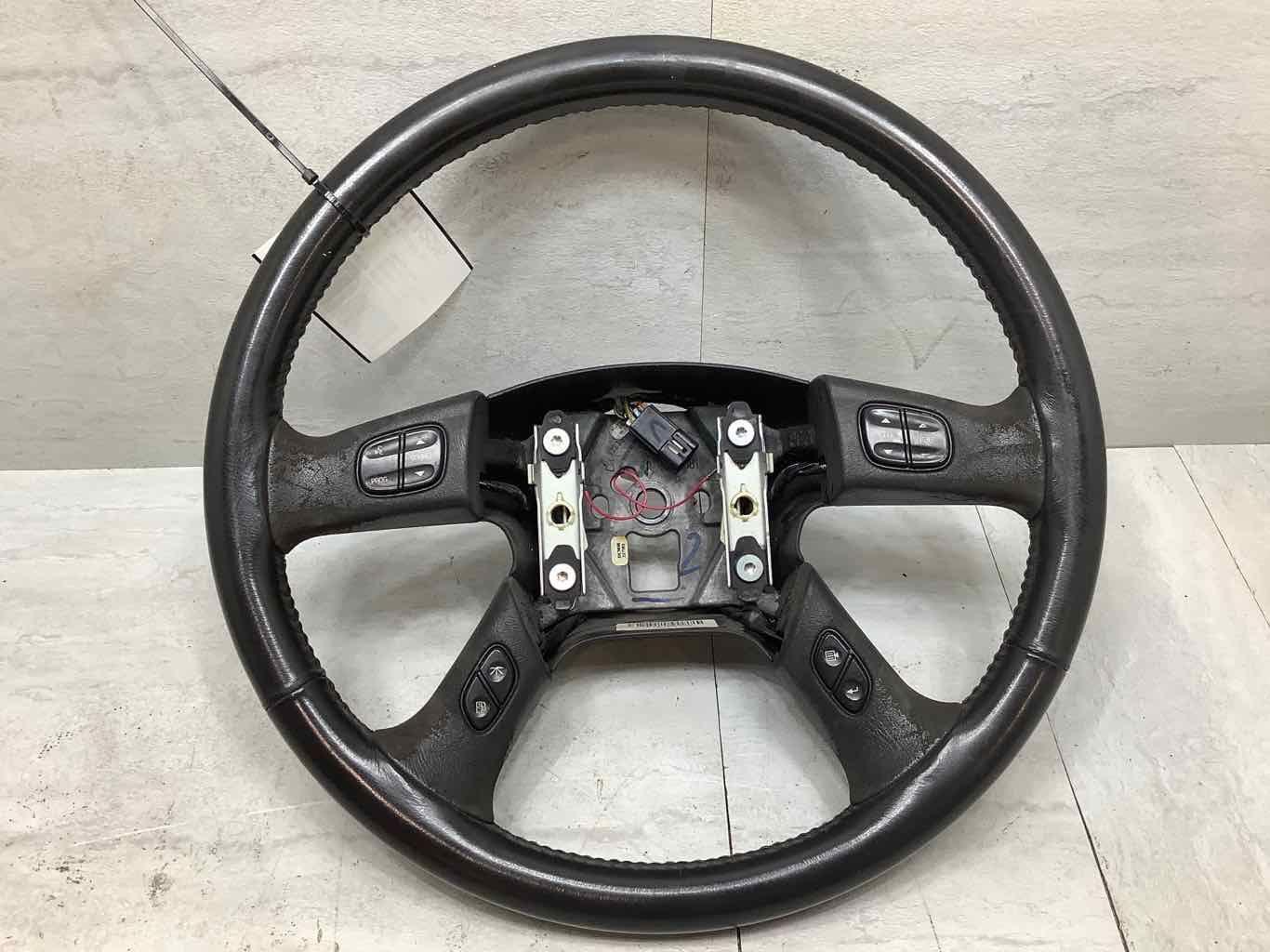 03-07 Hummer H2 OEM Leather Steering Wheel (Ebony 48I) See Notes