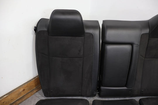 15-22 Dodge Challenger Scat Pack Rear Leather & Suede Seats (Black X9) Lt. Wear