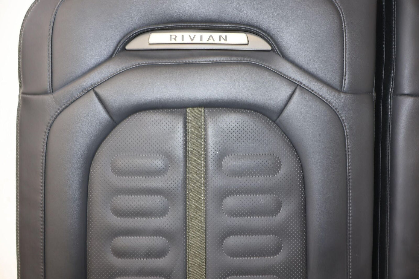 22-24 Rivian RS1 3rd Row Back Leather Seats (Black Mountain Suede) See Photos