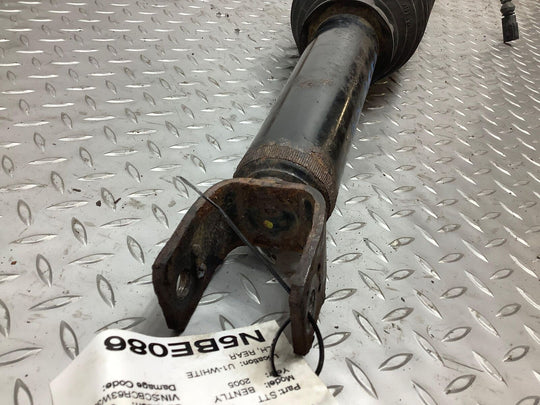 03-12 Bentley Continental GT GTC Left LH Rear Air Suspension Strut