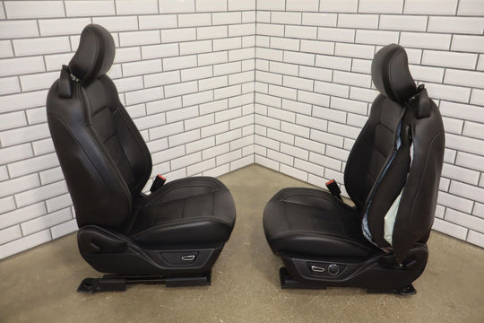 2018 Ford Mustang Convertible Black Leather Heated/Ventilated Seat Set